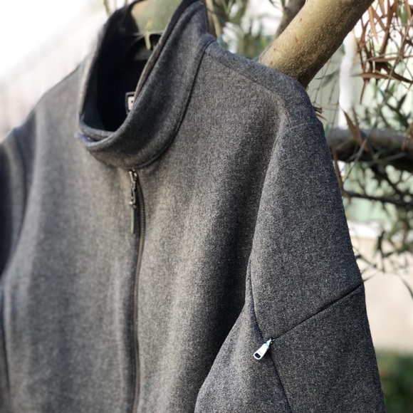 NW RLX Ralph Lauren Woolen Motorcycle Jacket Sz L - Picture 4 of 16